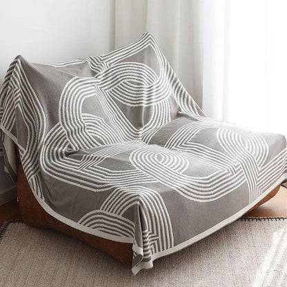 Cozy Plush Knitted Throw Blanket