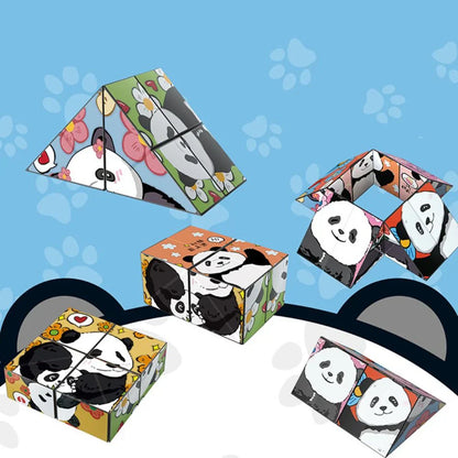 Fun Kids Puzzle Toy Cube with Animal Designs