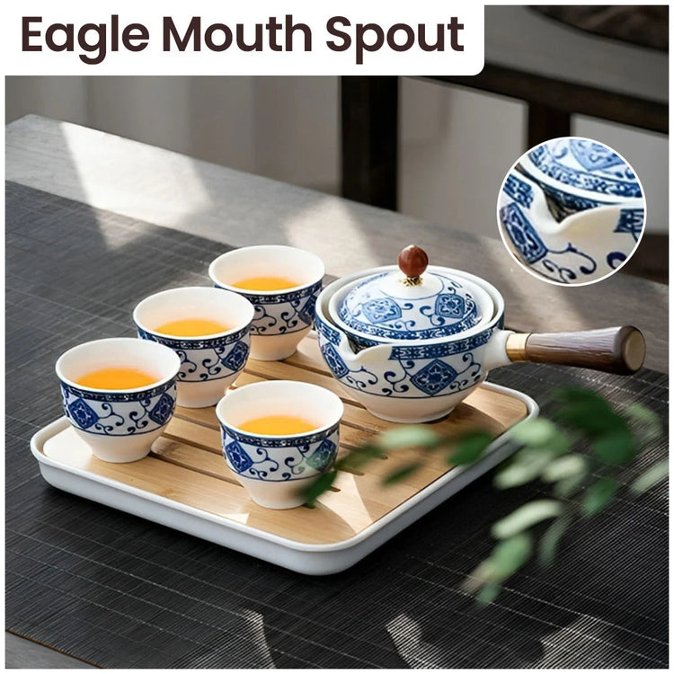 Traditional Porcelain Asian Tea Set