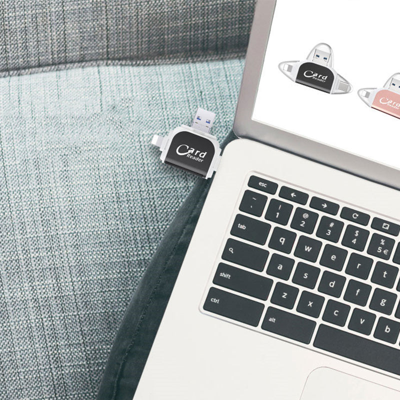 4-in-1 USB Multi Card Reader Adapter