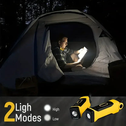 Compact Rechargeable Reading Lamp with Adjustable Brightness