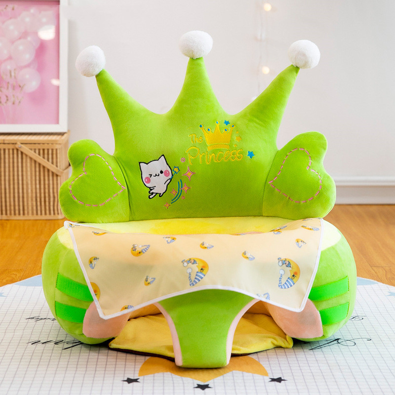Cozy Baby Seat with Toy Bar - Soft Sitting Helper