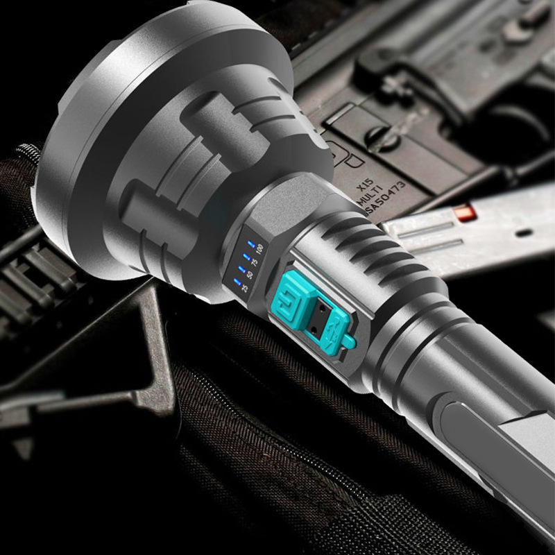 Bright 90000LM Rechargeable LED Torch with USB Charger