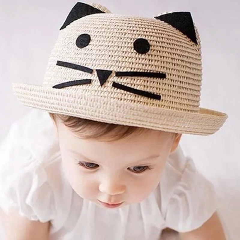 Adorable Kitty Ears Summer Hat