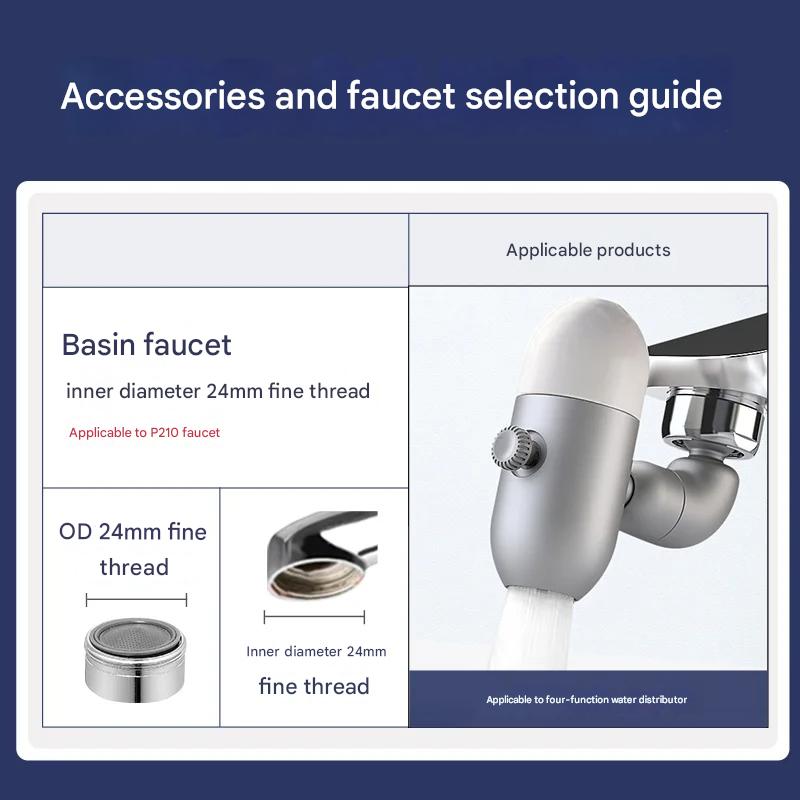 Flexible Kitchen Sink Spray Nozzle Faucet Extender