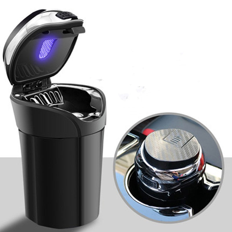 Premium Stainless Car Ashtray with LED Light