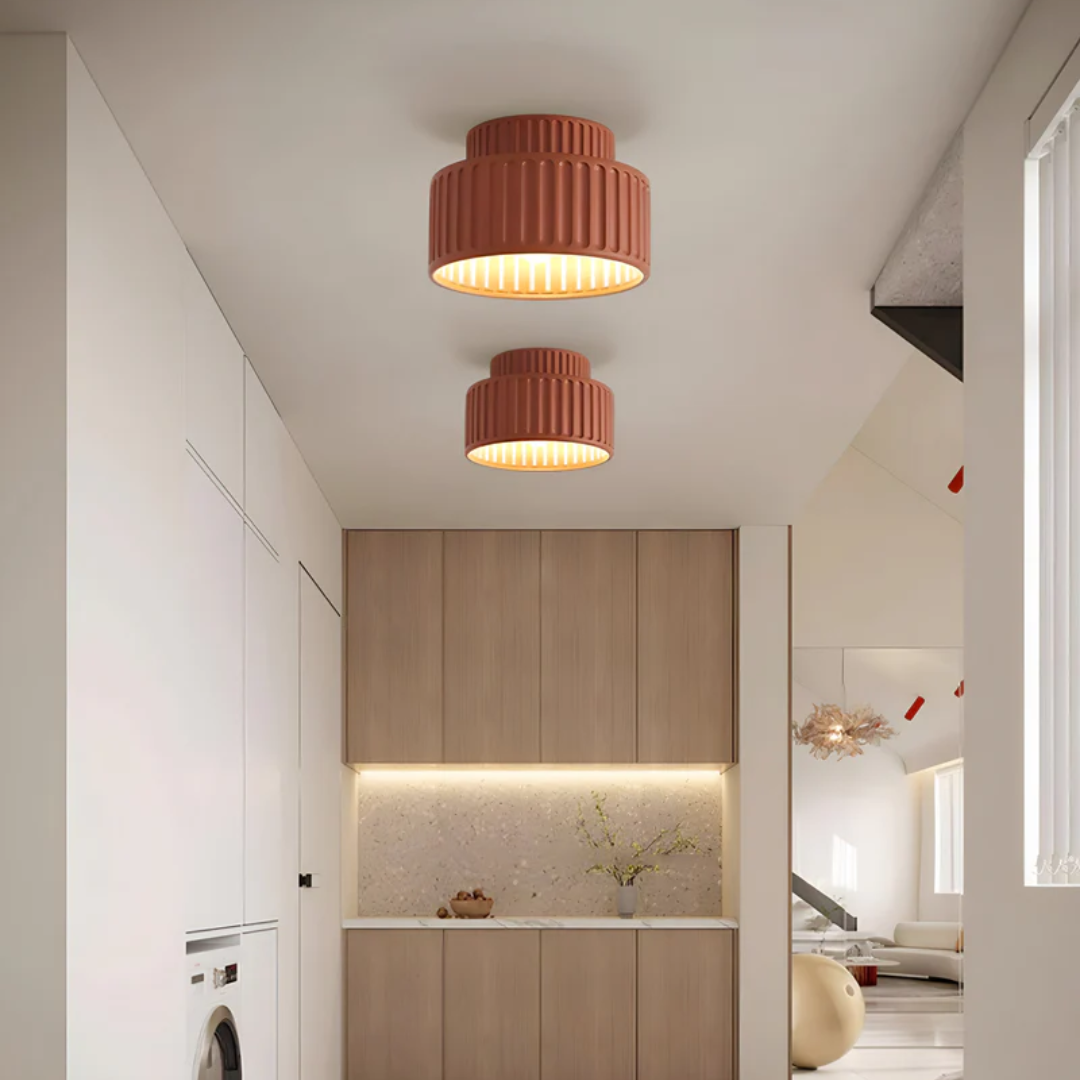 Modern Patterned Overhead Lamp