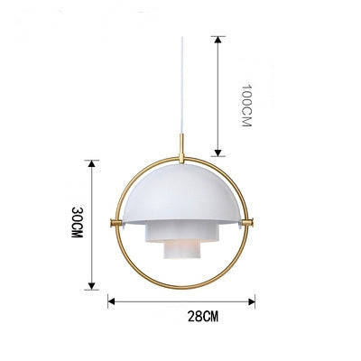Round Stainless Steel Pendant Lamp