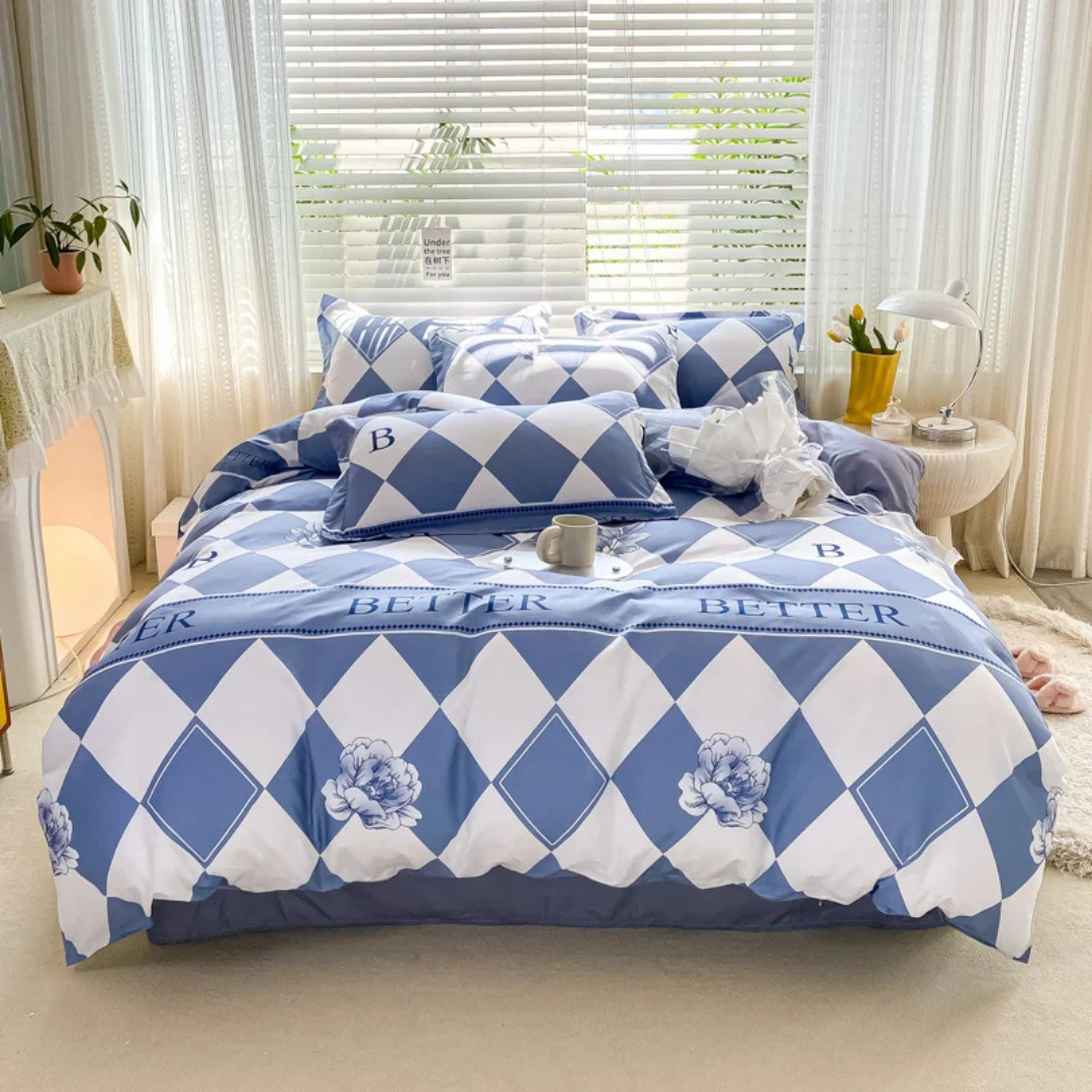 Luxury Plush Bed Duvet Cover Set