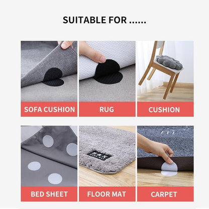 Non Slip Rug Pads Carpet Stickers (5 Pack)