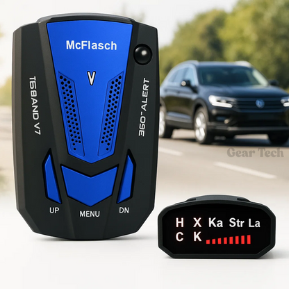 Advanced Radar Detector for Car with Long Range Alert
