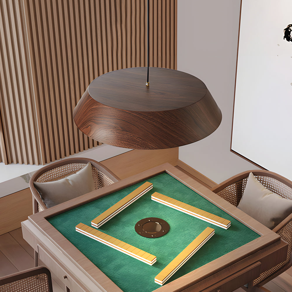 Natural Wood Japanese Pendant Light - Luxicro
