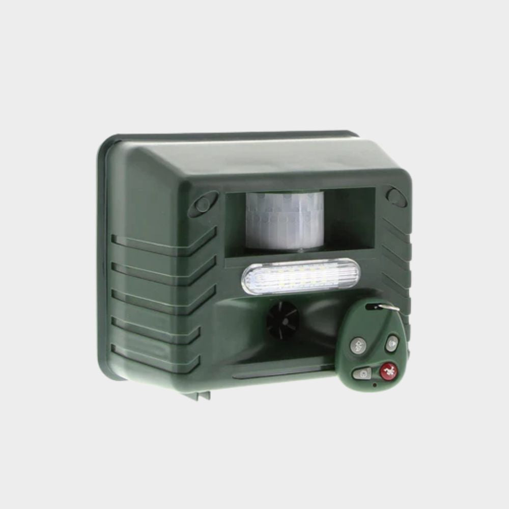Outdoor Bird Deterrent Ultrasonic Woodpecker Repellent - Luxicro