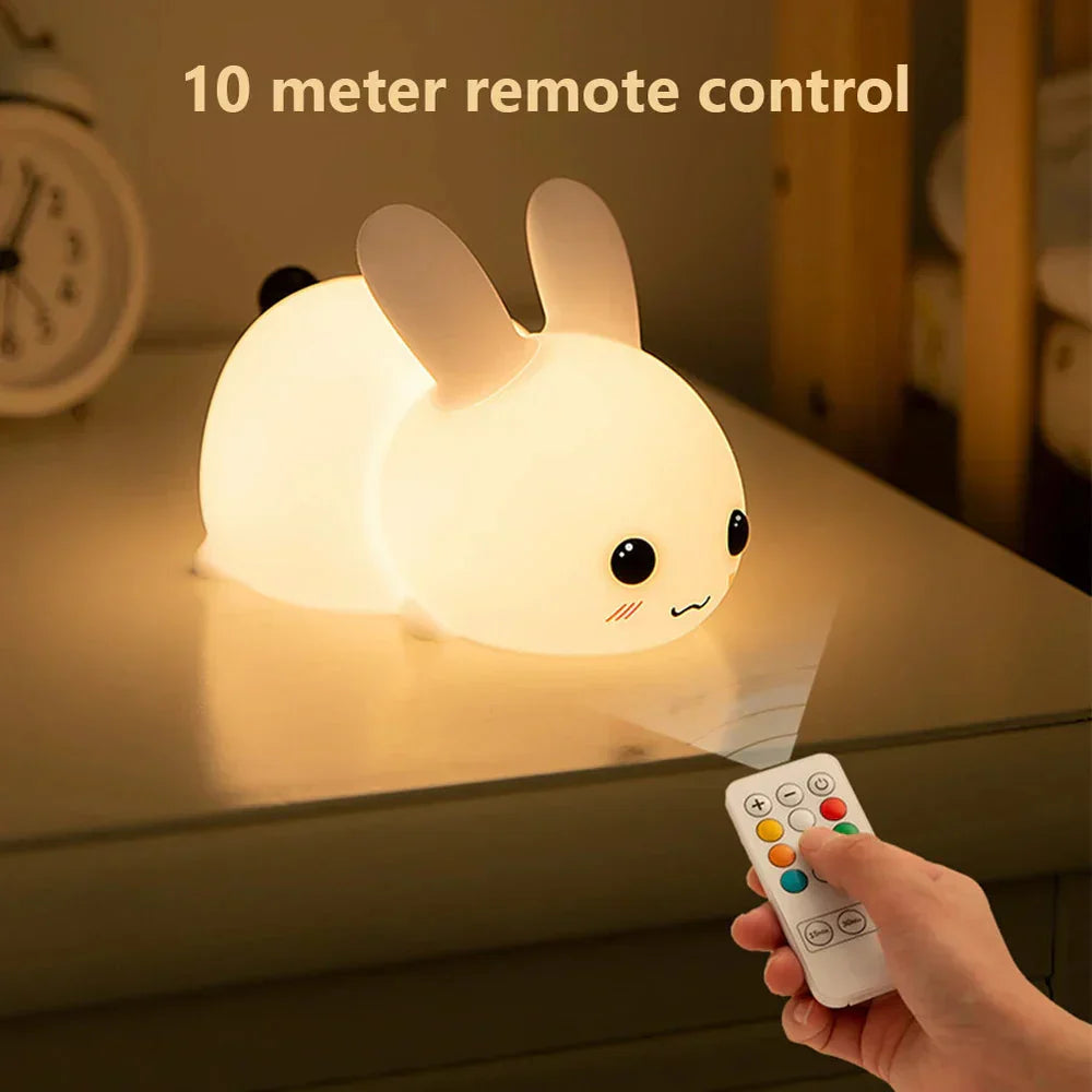 Cute Rabbit Plug Night Light