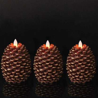 Country Village Faux Wax Candles