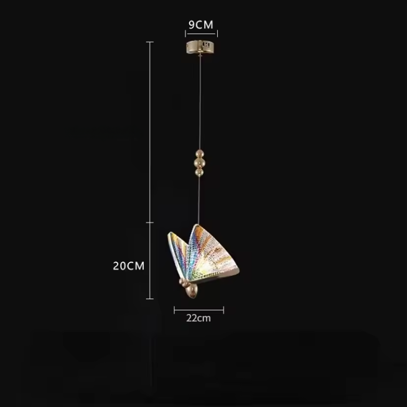 Decorative LED Hanging Light with Floral Design