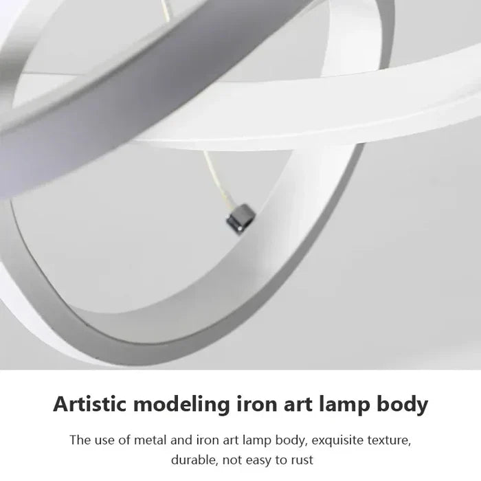Modern Wave LED Ceiling Lamp