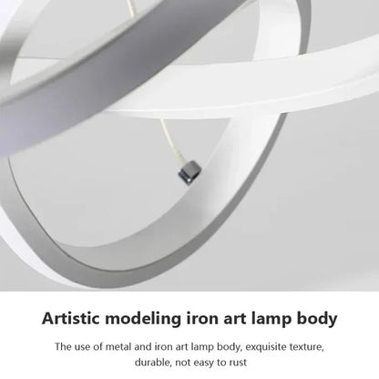 Modern Wave LED Ceiling Lamp