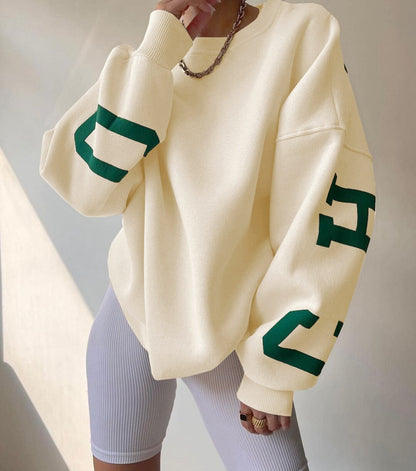 Relaxed Fit Women's Sweatshirt - Soft Cotton Blend - Luxicro