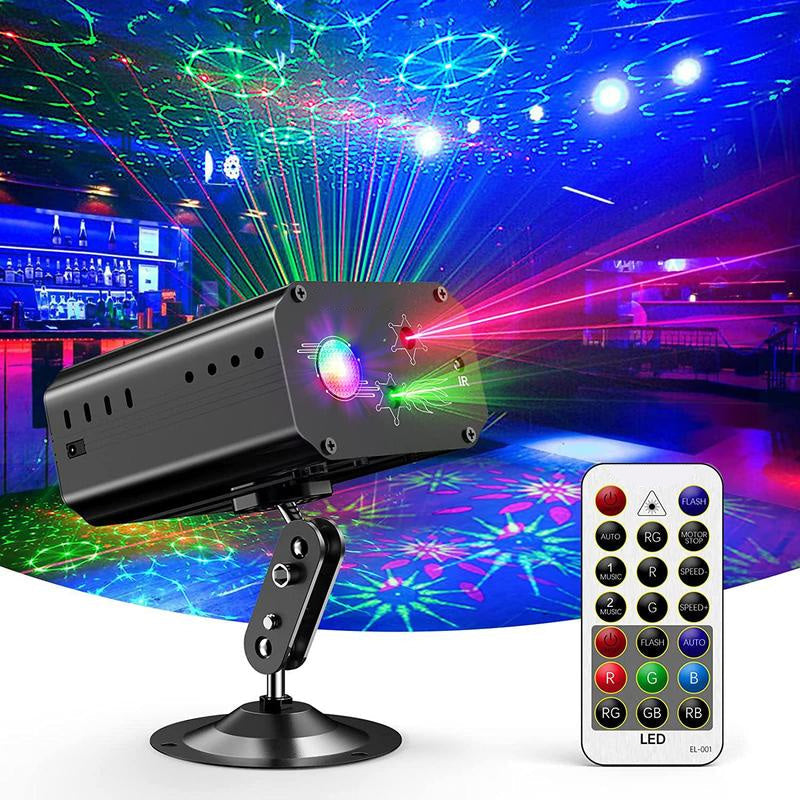 Compact USB Rechargeable Party Laser Lamp