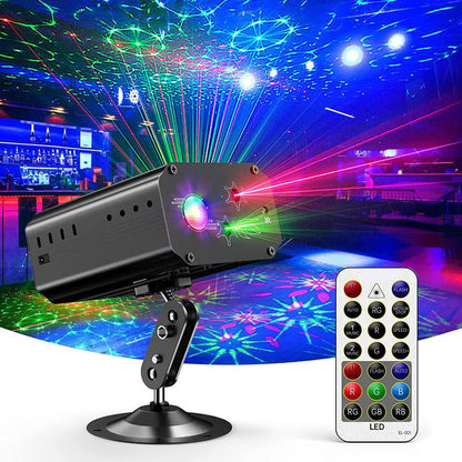 Compact USB Rechargeable Party Laser Lamp