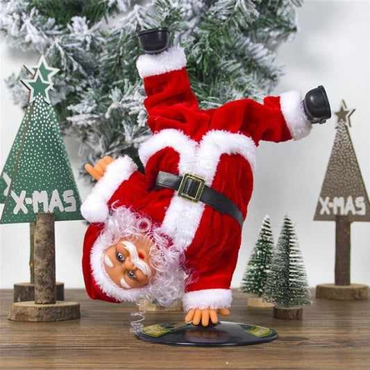 Amusing Christmas Santa Toy Figure - Luxicro