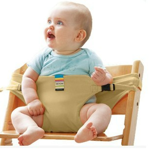 Safe Infant Dining Chair Strap - Padded and Adjustable - Luxicro