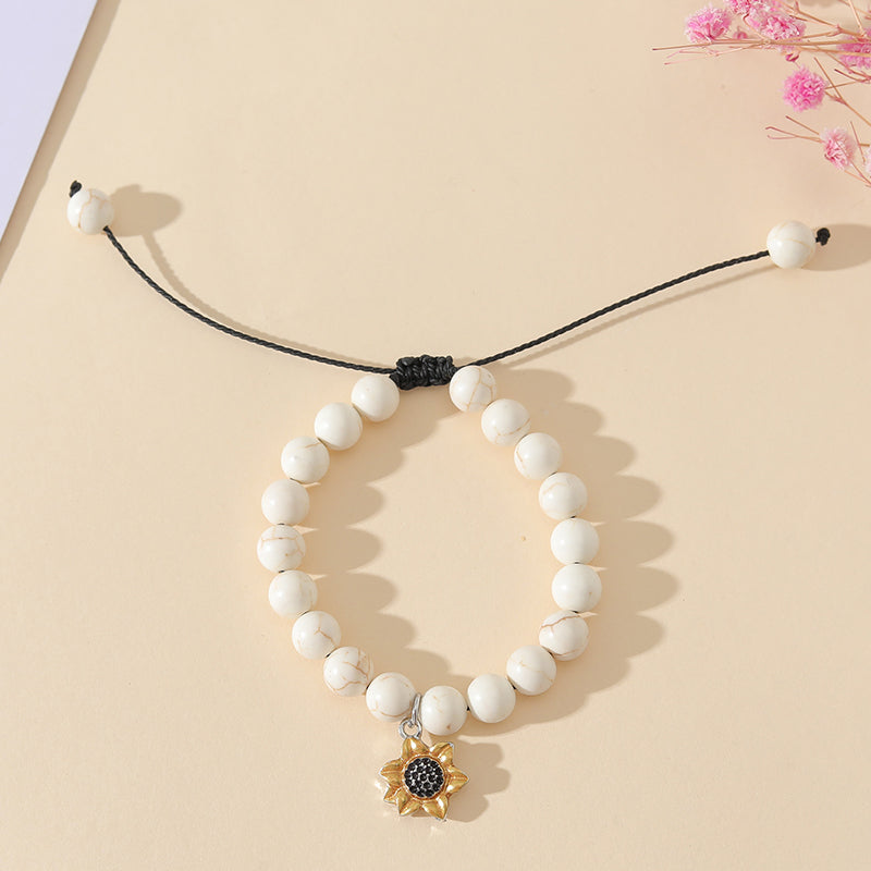 Yellow Flower Back to School Bracelet