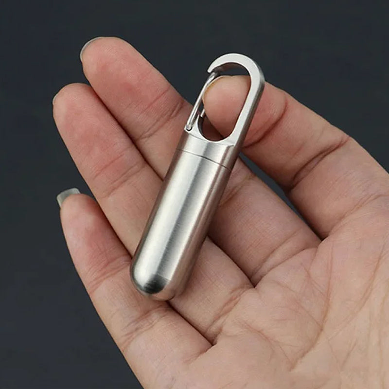 Travel Medication Box Stainless Steel Case