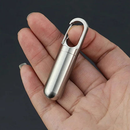 Travel Medication Box Stainless Steel Case