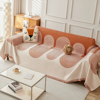 Plush Chenille Couch Slipcover