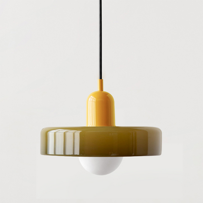 Vibrant Glass Pendant Light in Modern Design