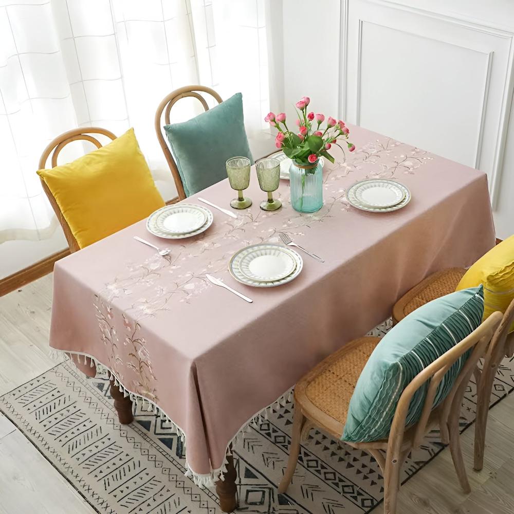 Floral Pattern Luxury Table Cover