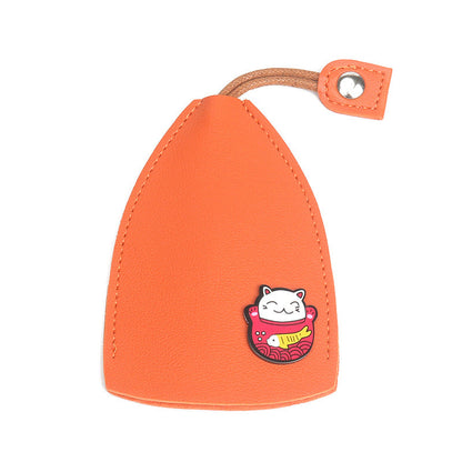 Vibrant Fruit Pattern Key Pouch
