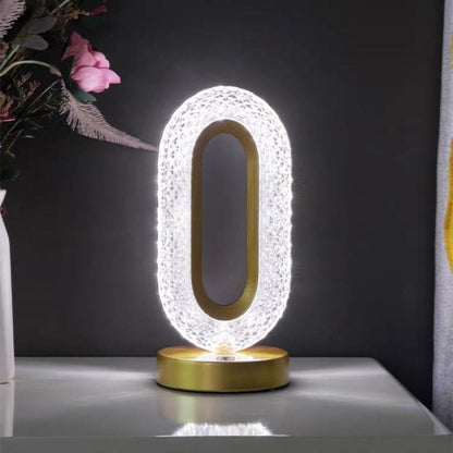 Elegant Clear Desk Lamp