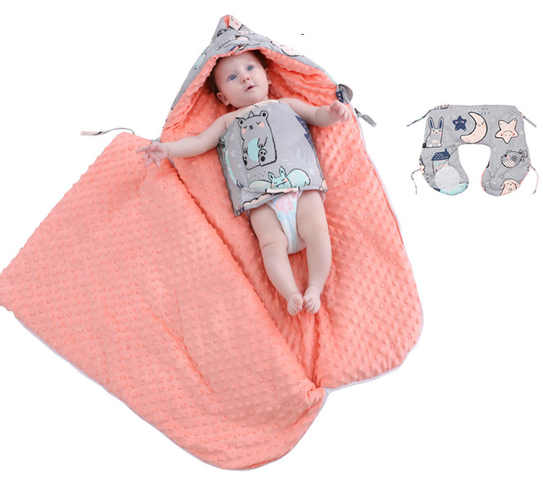 Cozy Infant Sleeper Bag with Hooded Cover