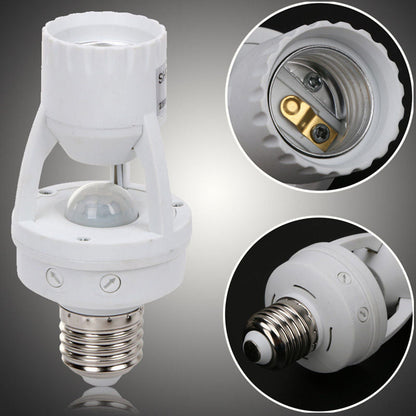 Smart 360 Degree Motion Sensor LED Light Socket - Luxicro