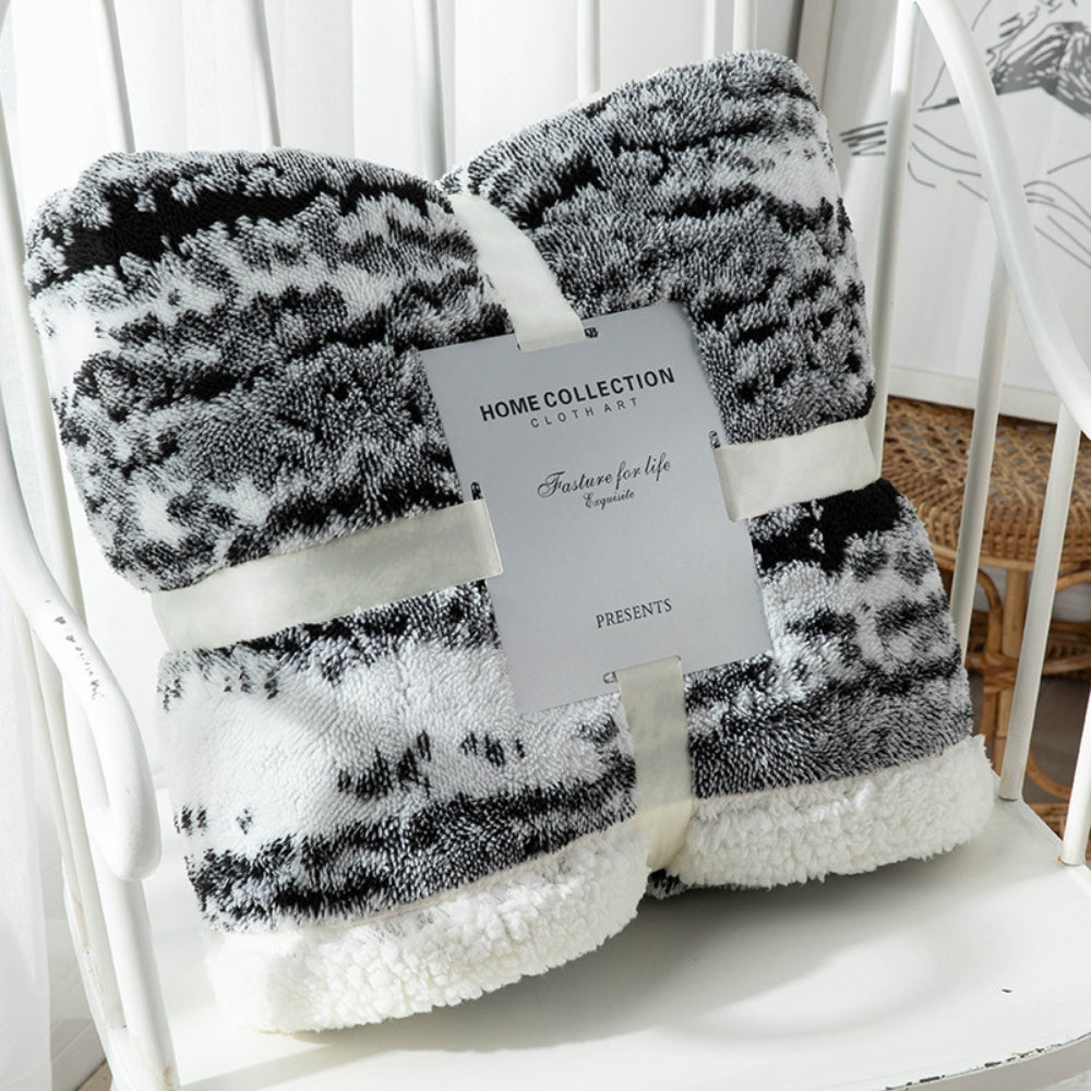 Plush Velvet Fleece Throw Blanket