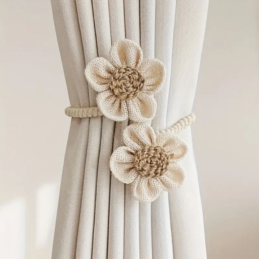 Decorative Cotton Curtain Ties | 2 Piece Set