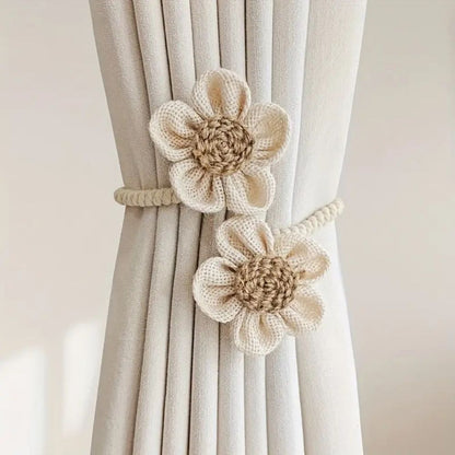 Decorative Cotton Curtain Ties | 2 Piece Set