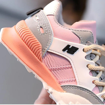 Boys Girls Running Shoes - Cushioned Sport Sneakers