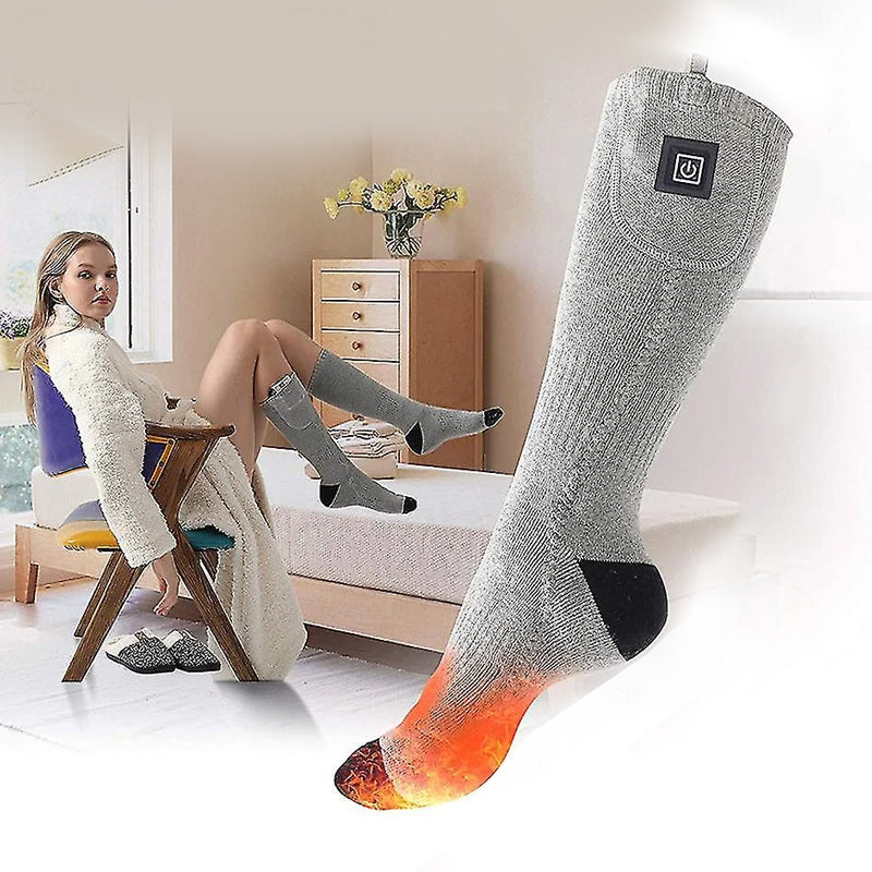 Cozy Electric Heat Socks with Variable Temperature Control