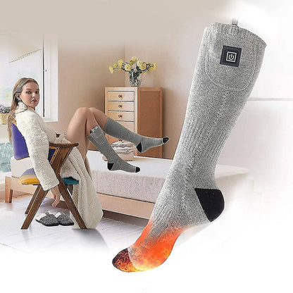 Cozy Electric Heat Socks with Variable Temperature Control