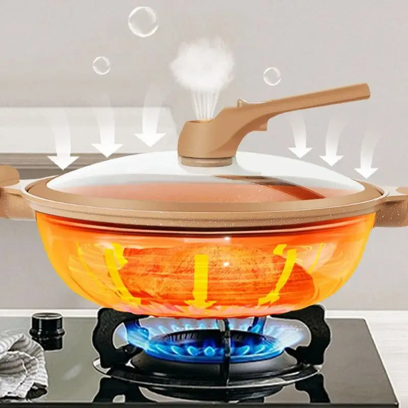 Quick Cook Fry and Steam Kitchen Set