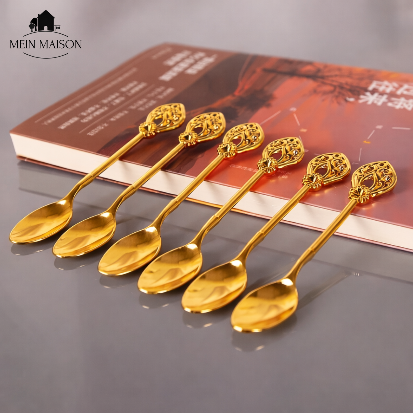 Delicate White Coffee Spoon