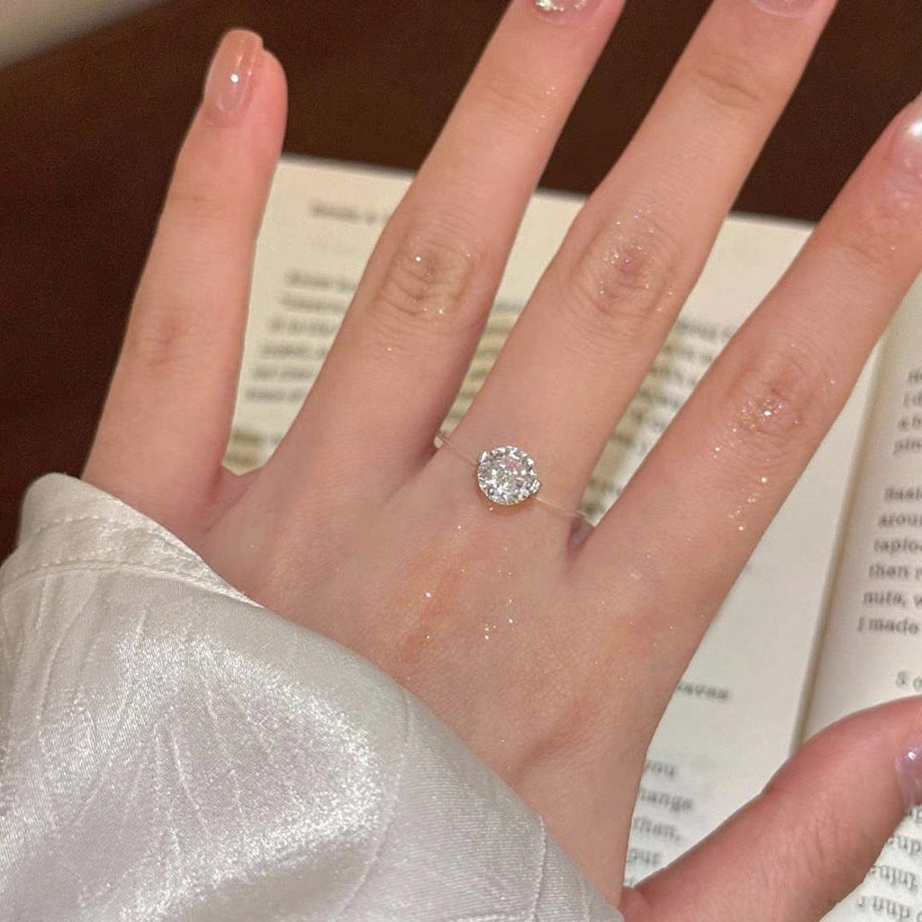 Affordable 1-2 Carat Moissanite Engagement Ring