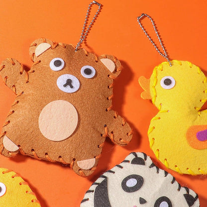 Soft Felt Animal Figures for Craft Sewing Kit