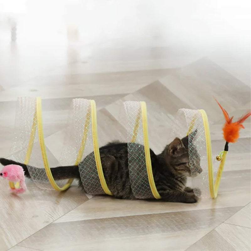 Collapsible Cat Play House Tunnel