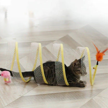 Collapsible Cat Play House Tunnel