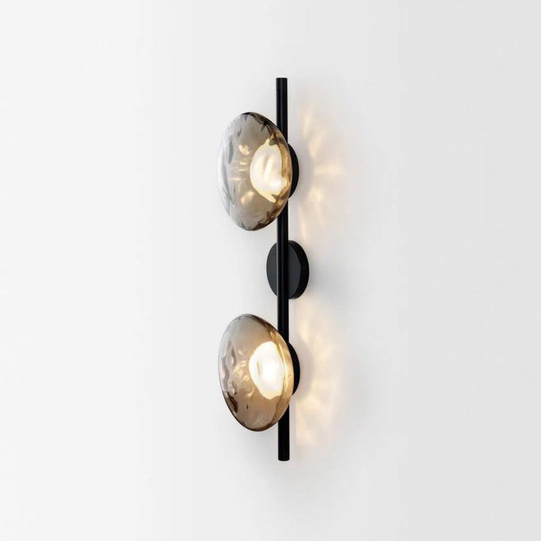 Stylish Clear Glass Wall Lamp